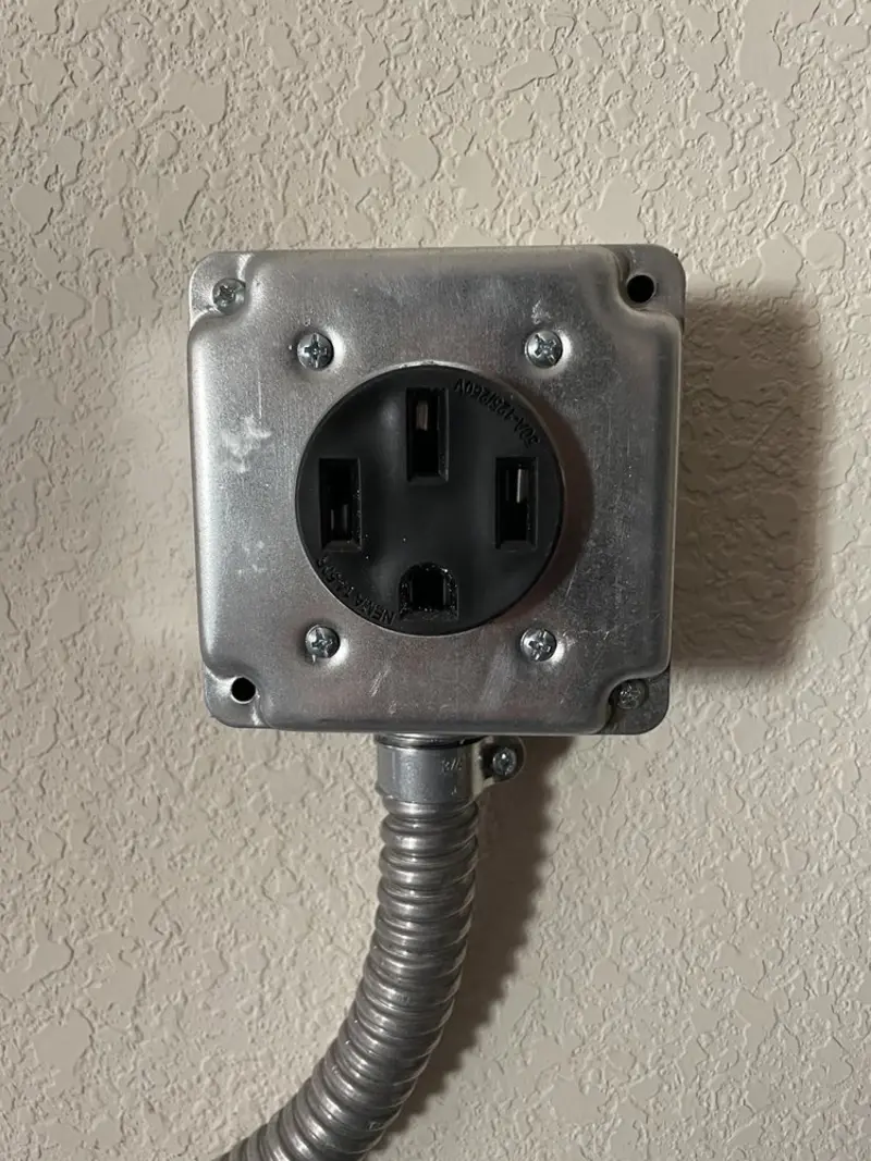 NEMA 14-50 outlet installed for Smart Home Electrical in Killeen